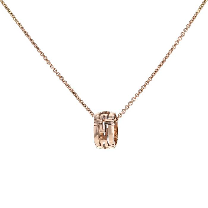 [Clover Jewelry]PARENTESI NECKLACE PINK GOLD