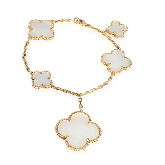 [Clover Jewelry]MAGIC CLOVER MOP GOLD BRACELET 5 MOTIFS