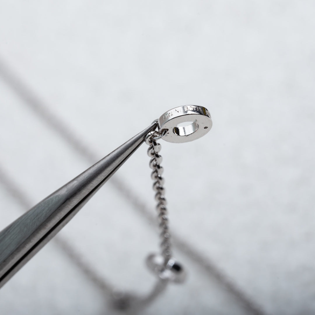 [Clover Jewelry]PARENTESI NECKLACE SILVER