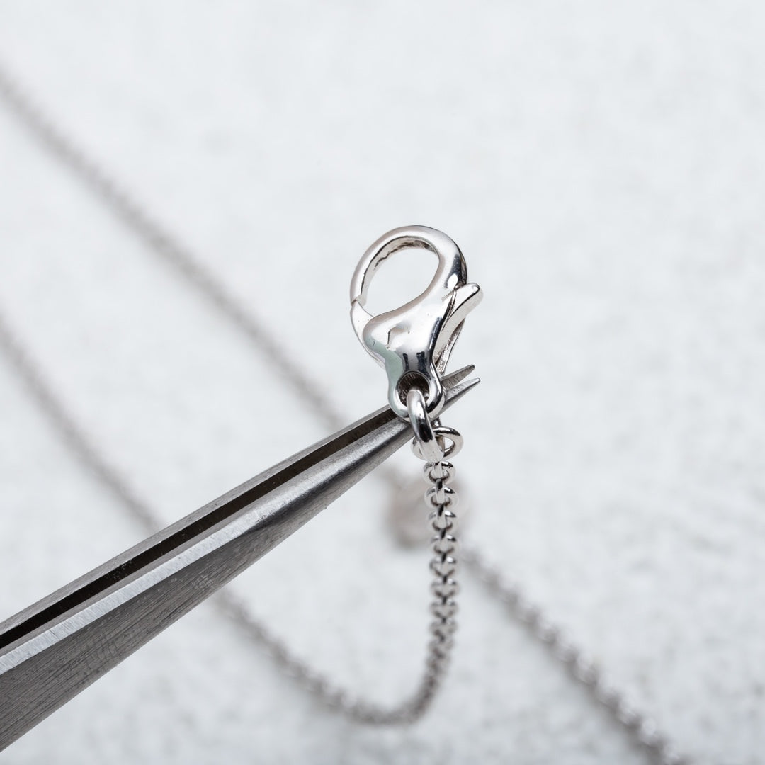 [Clover Jewelry]PARENTESI NECKLACE SILVER