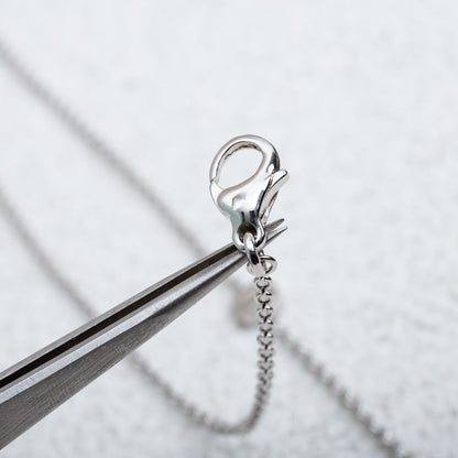 [Clover Jewelry]PARENTESI NECKLACE SILVER