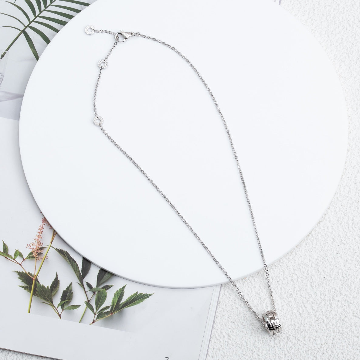[Clover Jewelry]PARENTESI NECKLACE SILVER