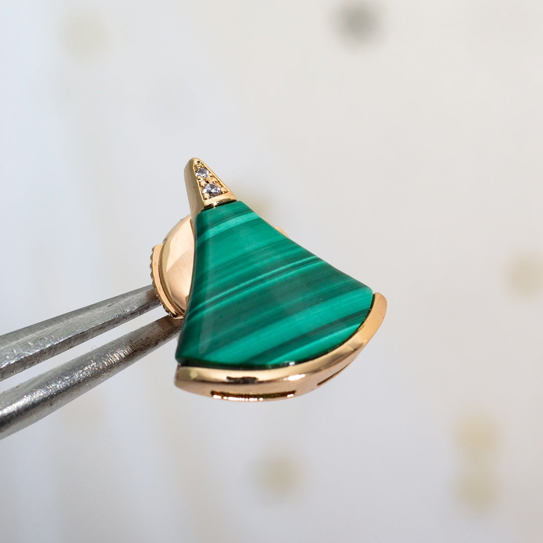 [Clover Jewelry]DIVAS DREAM EARRINGS PINK GOLD