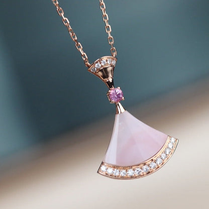 [Clover Jewelry]DREAM NECKLACE PINK MOP DIAMOND