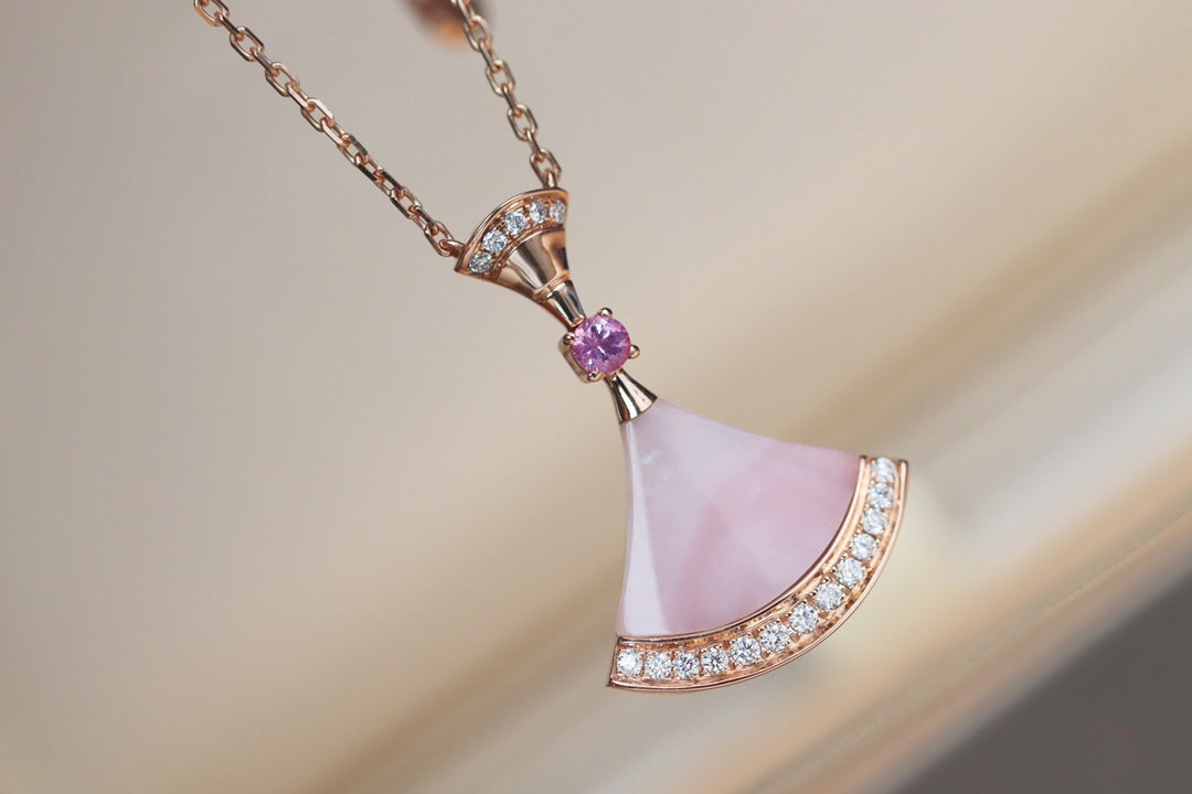 [Clover Jewelry]DREAM NECKLACE PINK MOP DIAMOND