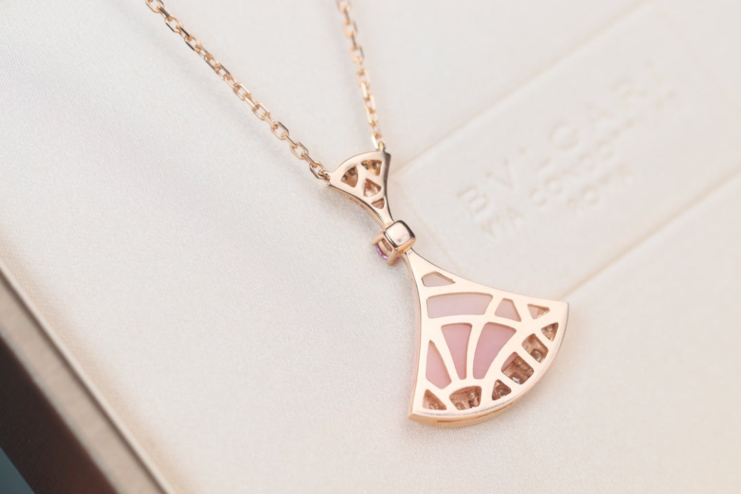[Clover Jewelry]DREAM NECKLACE PINK MOP DIAMOND