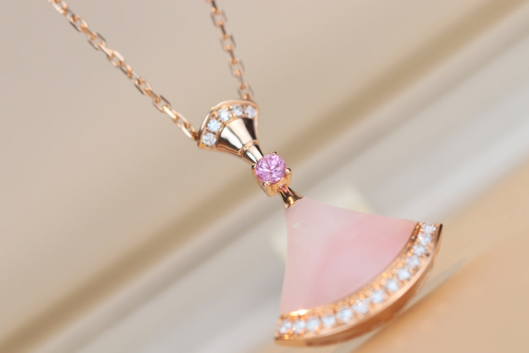 [Clover Jewelry]DREAM NECKLACE PINK MOP DIAMOND