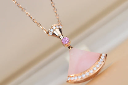 [Clover Jewelry]DREAM NECKLACE PINK MOP DIAMOND