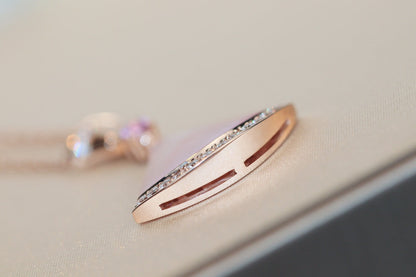 [Clover Jewelry]DREAM NECKLACE PINK MOP DIAMOND