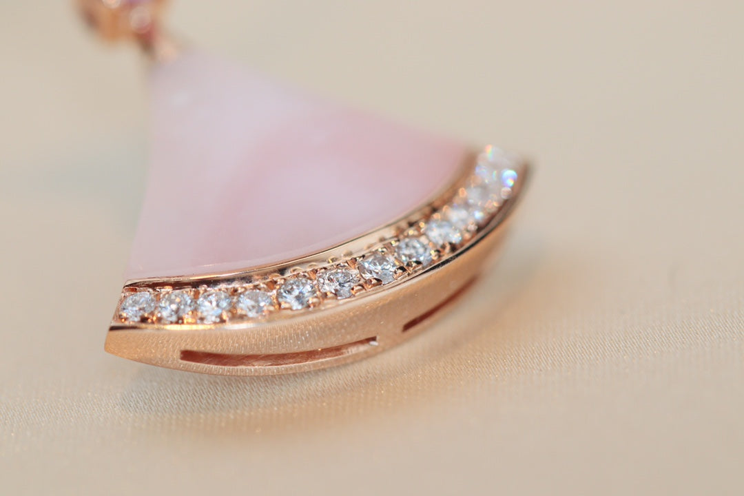 [Clover Jewelry]DREAM NECKLACE PINK MOP DIAMOND