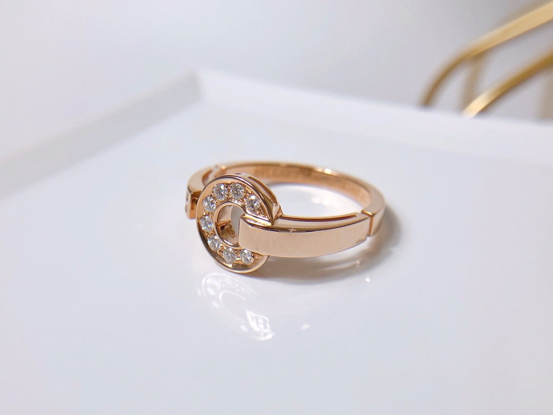 [Clover Jewelry]DREAM RING DIAMOND PINK GOLD