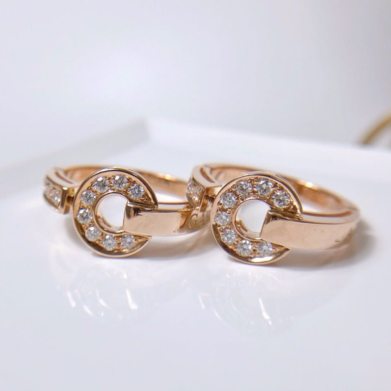[Clover Jewelry]DREAM RING DIAMOND PINK GOLD