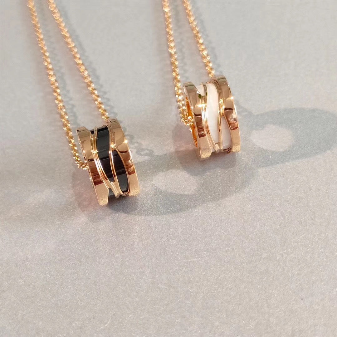 [Clover Jewelry]ZERO 1 NECKLACE PINK GOLD
