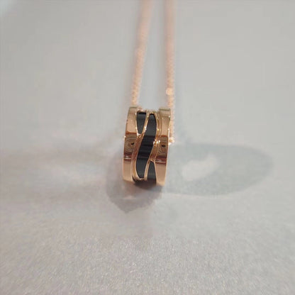 [Clover Jewelry]ZERO 1 NECKLACE PINK GOLD