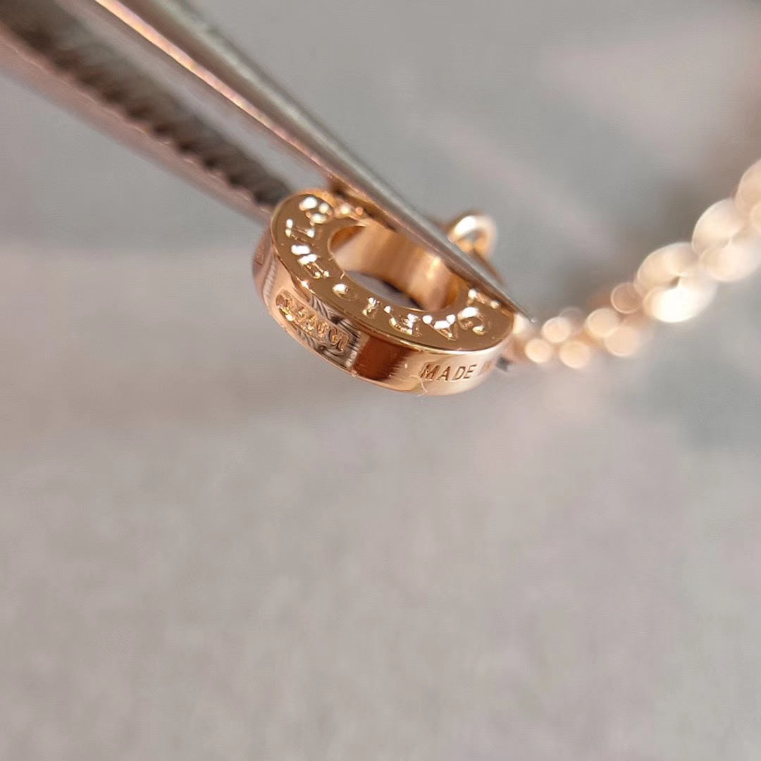 [Clover Jewelry]ZERO 1 NECKLACE PINK GOLD