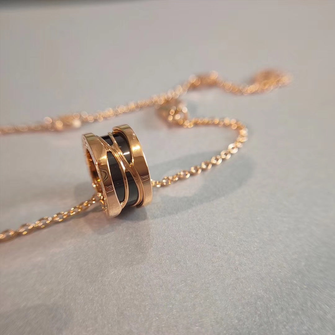 [Clover Jewelry]ZERO 1 NECKLACE PINK GOLD