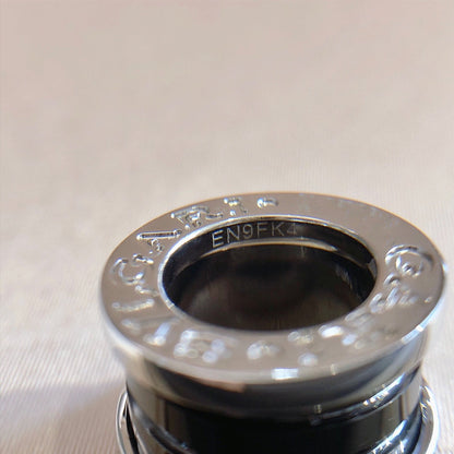 [Clover Jewelry]ZERO 1 BLACK CERAMIC SILVER NECKLACE