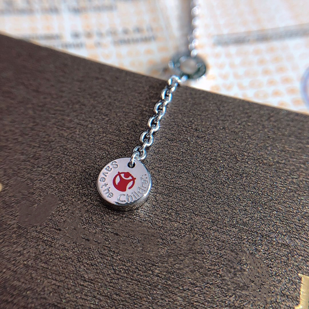 [Clover Jewelry]ZERO 1 BLACK CERAMIC SILVER NECKLACE