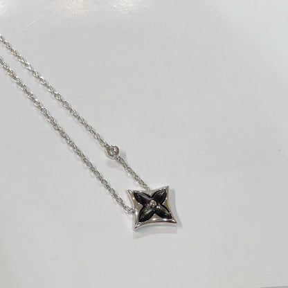 [Clover Jewelry]STAR BLACK MOP NECKLACE