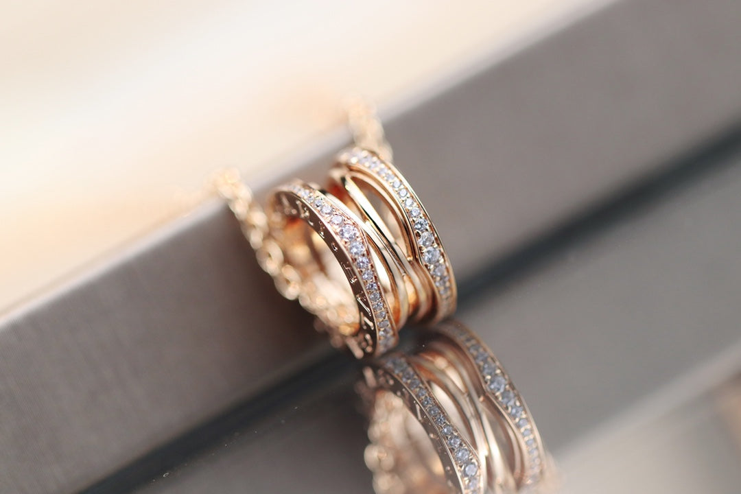 [Clover Jewelry]ZERO 1 PINK GOLD NECKLACE