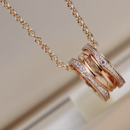 [Clover Jewelry]ZERO 1 PINK GOLD NECKLACE