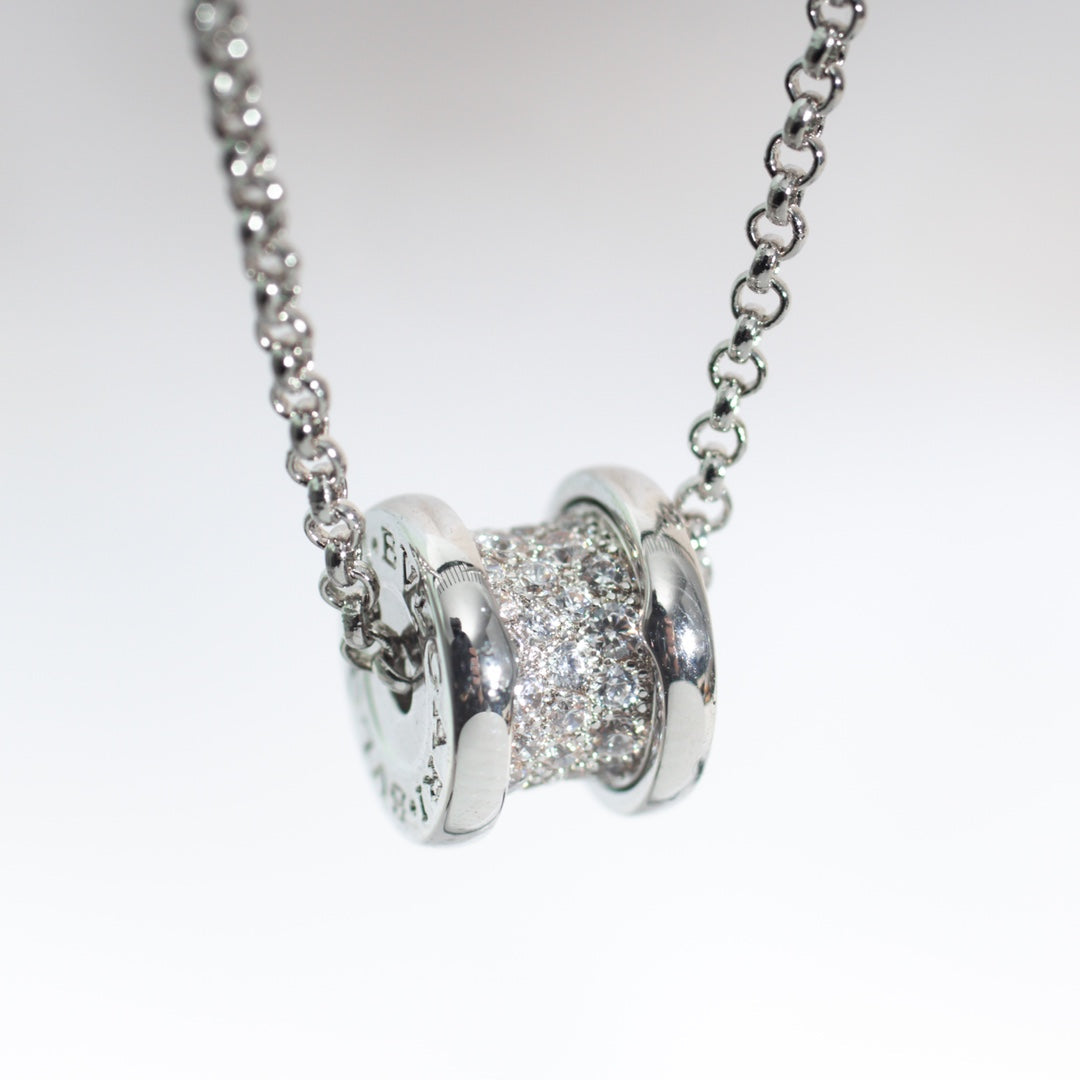 [Clover Jewelry]ZERO 1 SILVER DIAMOND NECKLACE