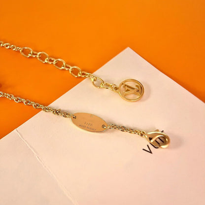 [Clover Jewelry]LOGO STAR MOTIF GOLD BRACELET