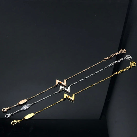 [Clover Jewelry]VOLT LV LOGO BRACELET