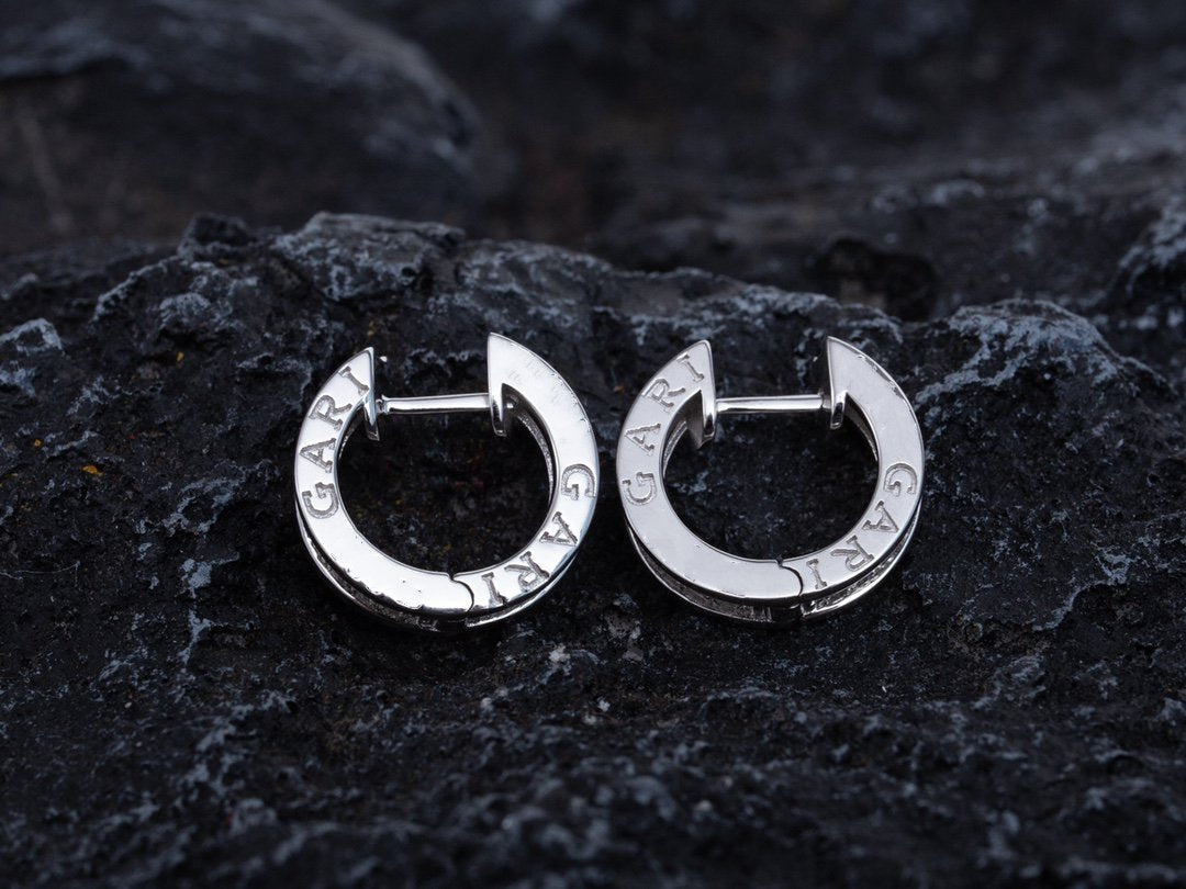 [Clover Jewelry]ZERO 1 MINI SILVER DIAMOND EARRINGS