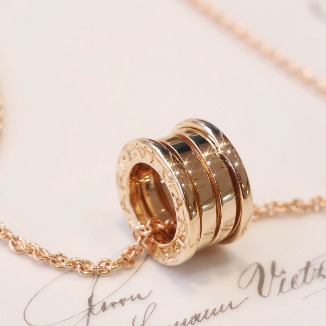 [Clover Jewelry]ZERO 1 PINK GOLD NECKLACE