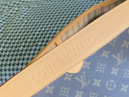LV 25S GRACEFUL 46 IN BROWN MONOGRAM CANVAS LEATHER TRIM GOLD HARDWARE