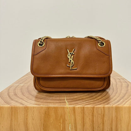 NIKI MEDIUM 26 LAMBSKIN CINNAMON BROWN