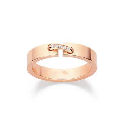 [Clover Jewelry]ALLIANCE LIENS VIDENCE DIAMOND 4MM RING