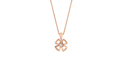 [Clover Jewelry]FIOREVER NECKLACE DIAMOND CENTER