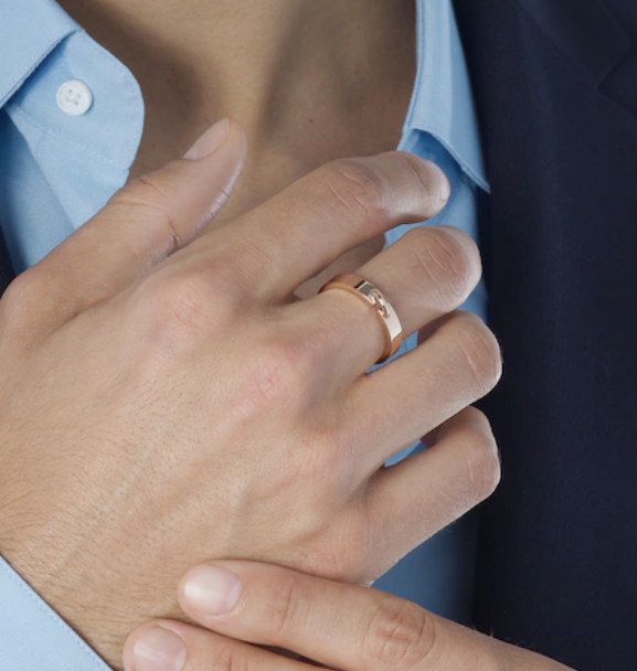 [Clover Jewelry]ALLIANCE LIENS VIDENCE 4MM RING