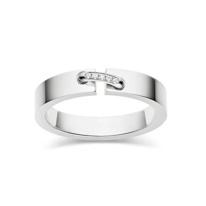 [Clover Jewelry]ALLIANCE LIENS VIDENCE DIAMOND 4MM RING