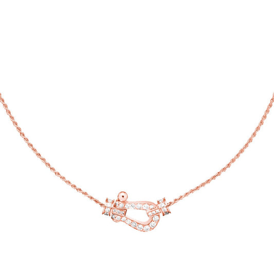 [Clover Jewelry]FORCE 10 PINK GOLD DIAMOND NECKLACE