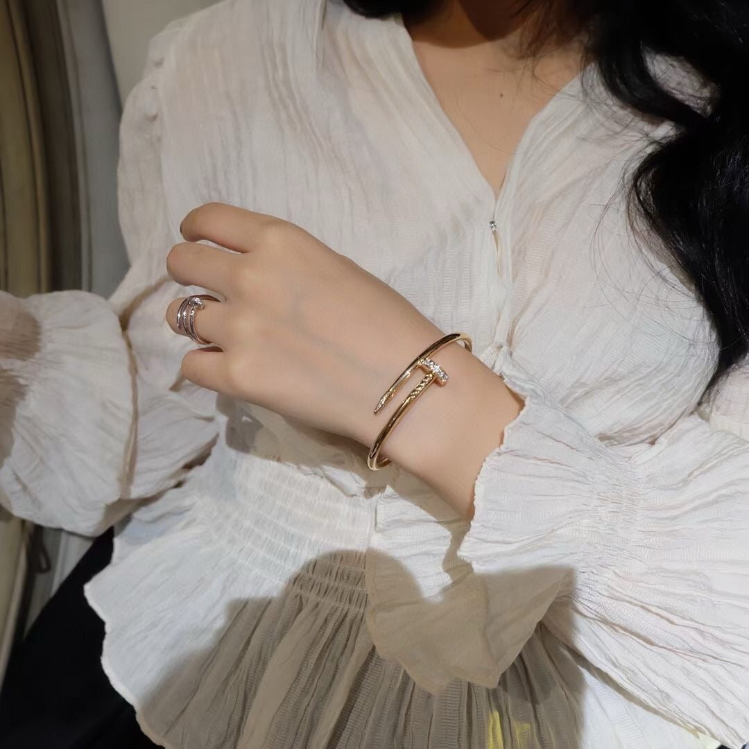 [Clover Jewelry]JUSTE BRACELET 3.5MM DIAMONDS