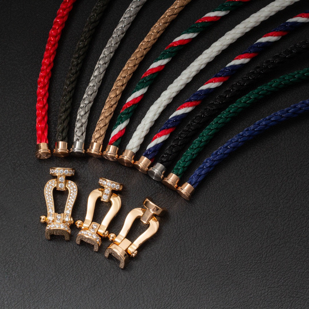 [Clover Jewelry]FORCE LARGE HORSESHOE NO DIAMOND BRACELET SILVER