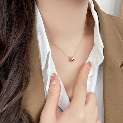 [Clover Jewelry]BEE MINI PEDANT DIAMOND NECKLACE