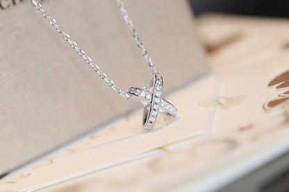 [Clover Jewelry]JEUX DE DIAMOND NECKLACE