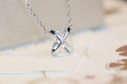 [Clover Jewelry]JEUX DE DIAMOND NECKLACE