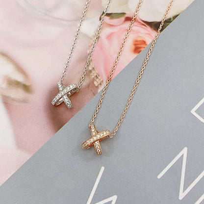 [Clover Jewelry]JEUX DE DIAMOND NECKLACE