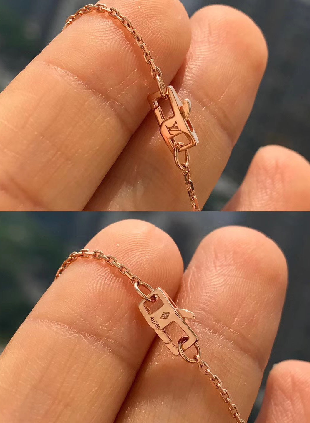 [Clover Jewelry]BLOSSOM PENDANT PINK GOLD AND DIAMOND