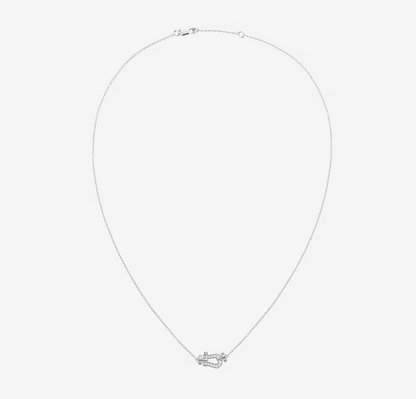 [Clover Jewelry]FORCE 10 DIAMOND SILVER NECKLACE MINI MODEL