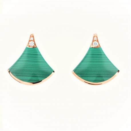 [Clover Jewelry]DIVAS DREAM EARRINGS PINK GOLD