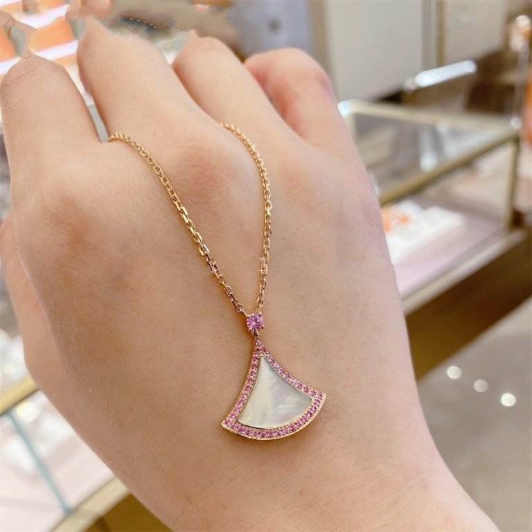 [Clover Jewelry]DREAM NECKLACE MOP DIAMOND PINK