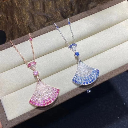 [Clover Jewelry]DREAM NECKLACE AGATE SILVER DIAMOND