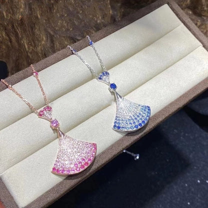 [Clover Jewelry]DREAM NECKLACE AGATE SILVER DIAMOND