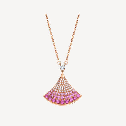 [Clover Jewelry]DREAM NECKLACE PINK GOLD PINK DIAMOND